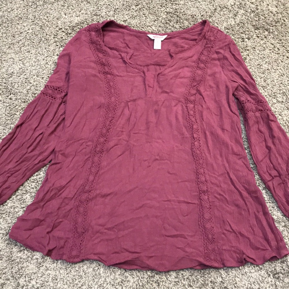Long sleeve blouse